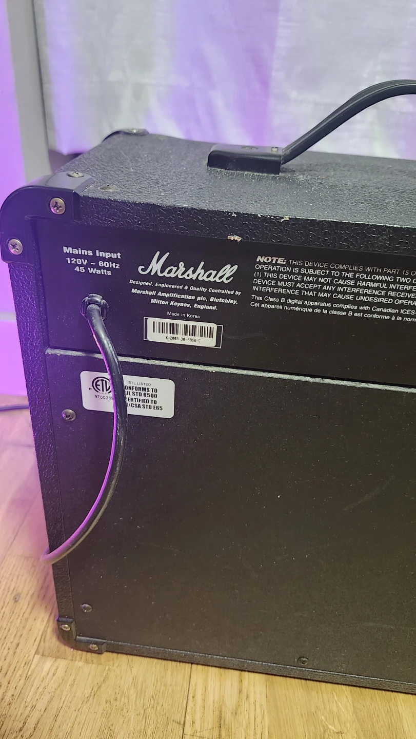 Marshall MG15DFX Guitar Amplifier (only amp) - photo 3