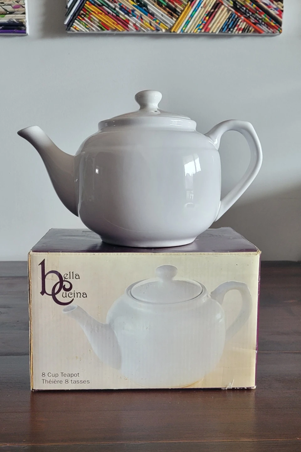 Bella Cucina 8 Cup Stoneware Teapot
