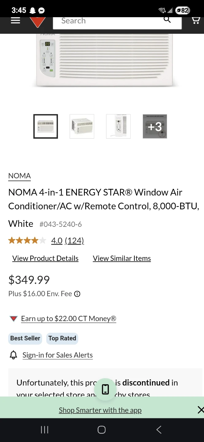 Noma 8000 BTU Window Air Conditioner - photo 5