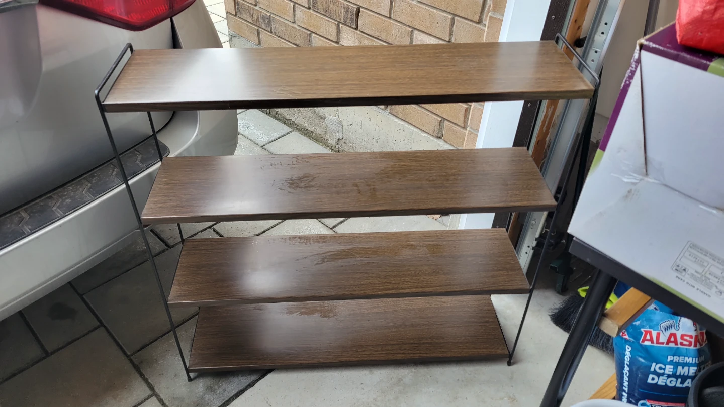 3-Tier Metal Shelf Unit