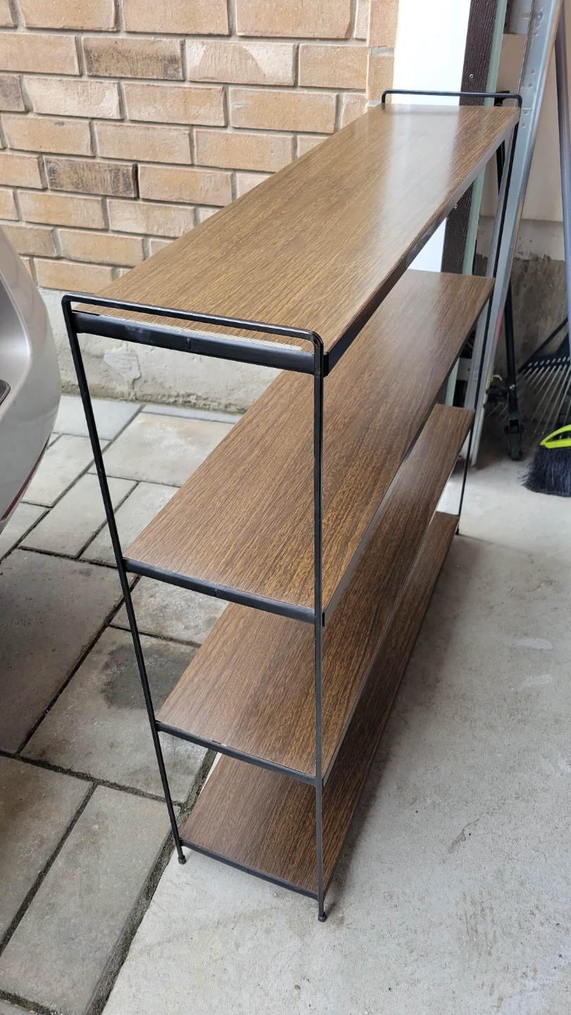 3-Tier Metal Shelf Unit - photo 2