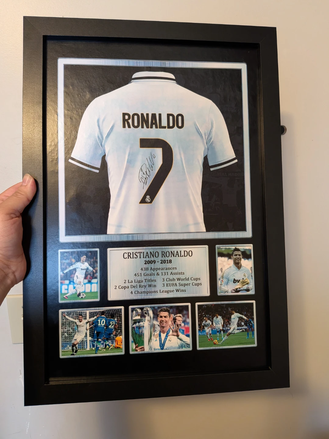 Printed poster Cristiano Ronaldo Framed