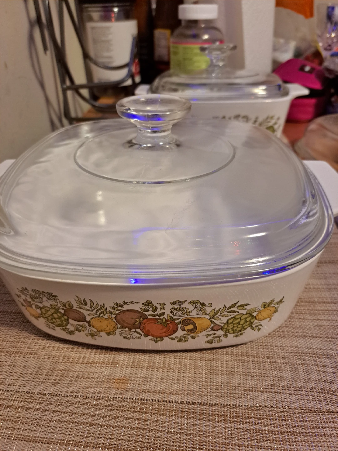 Vintage Pyrex Casserole Dish with Lid