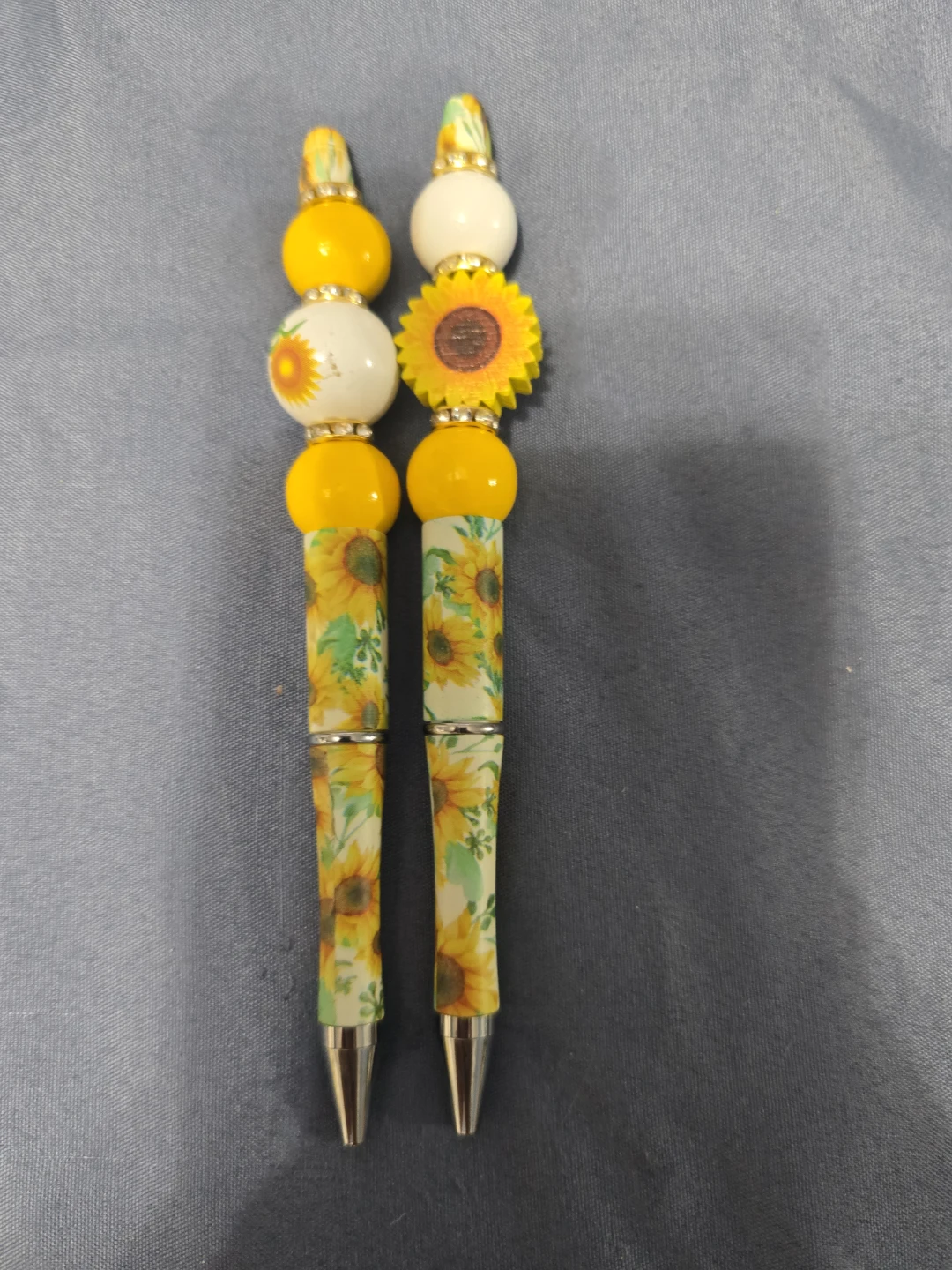 Set of 6 Sunflower Beaded Pens - photo 3