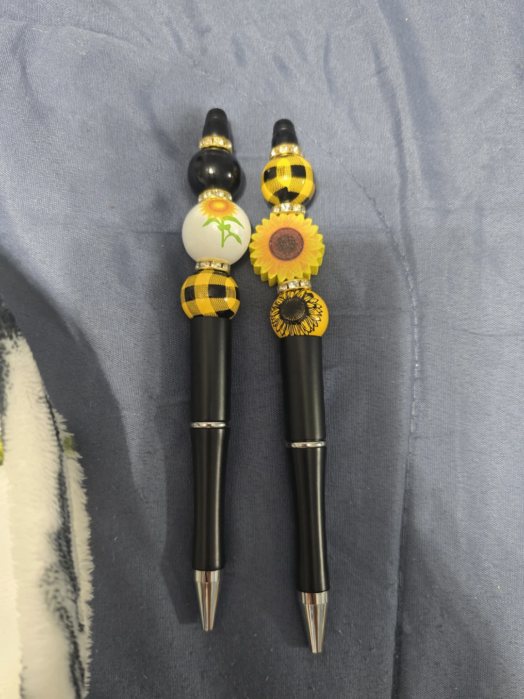 Set of 6 Sunflower Beaded Pens - photo 4