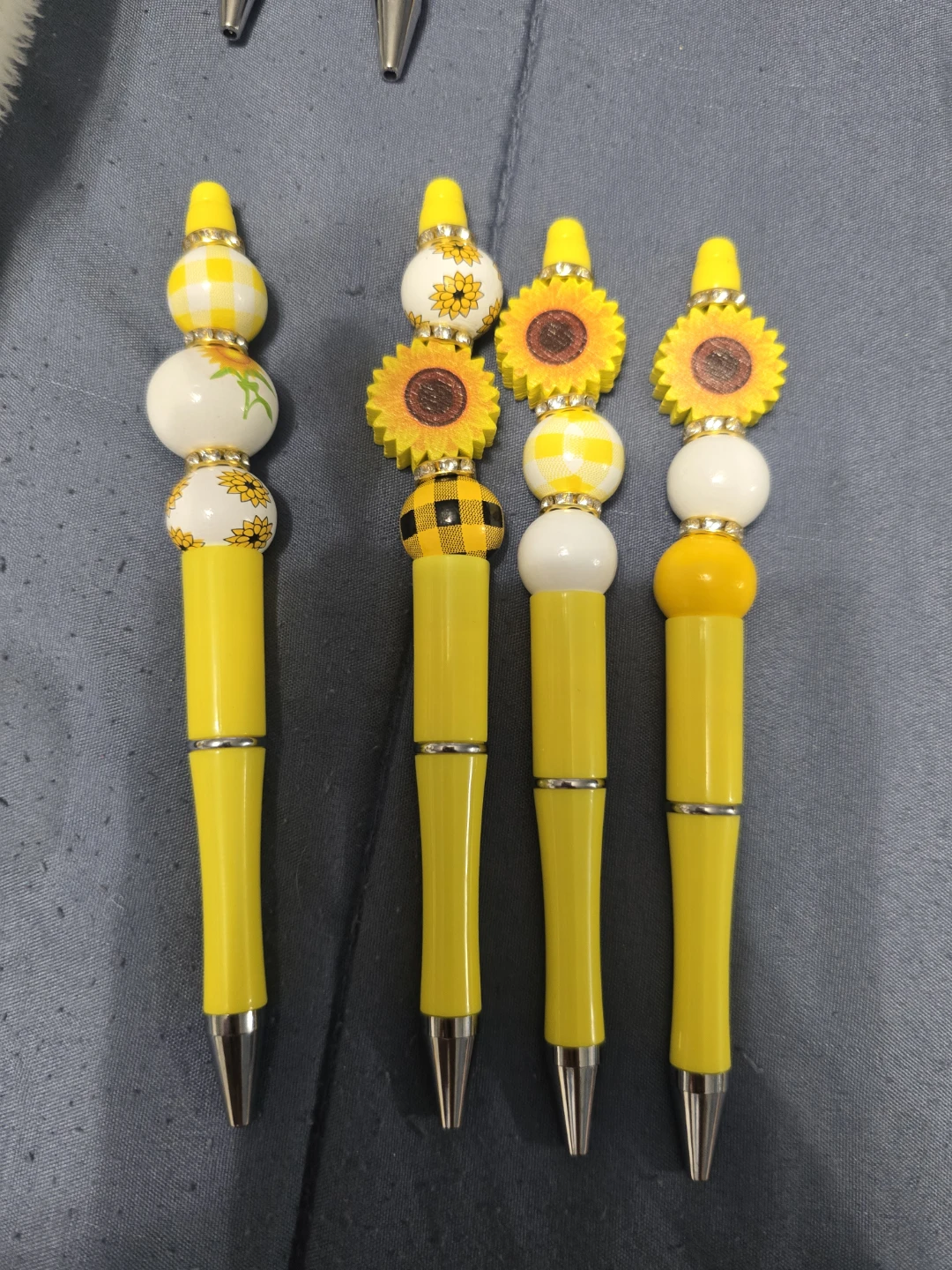 Set of 6 Sunflower Beaded Pens - photo 5