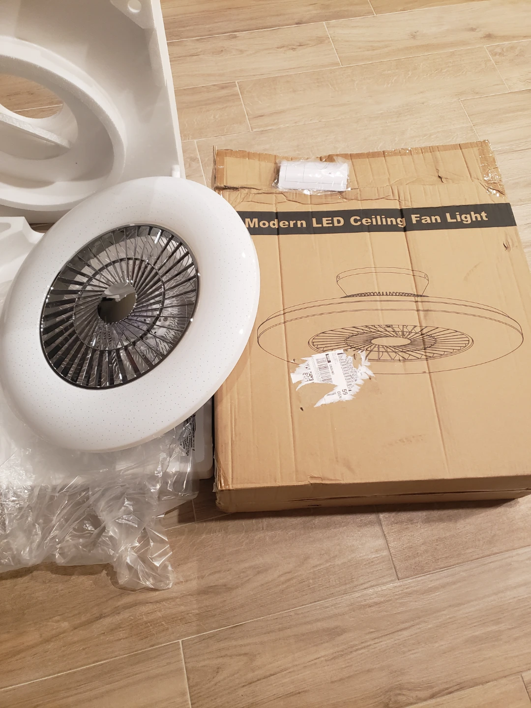 Modern LED Ceiling Fan Light