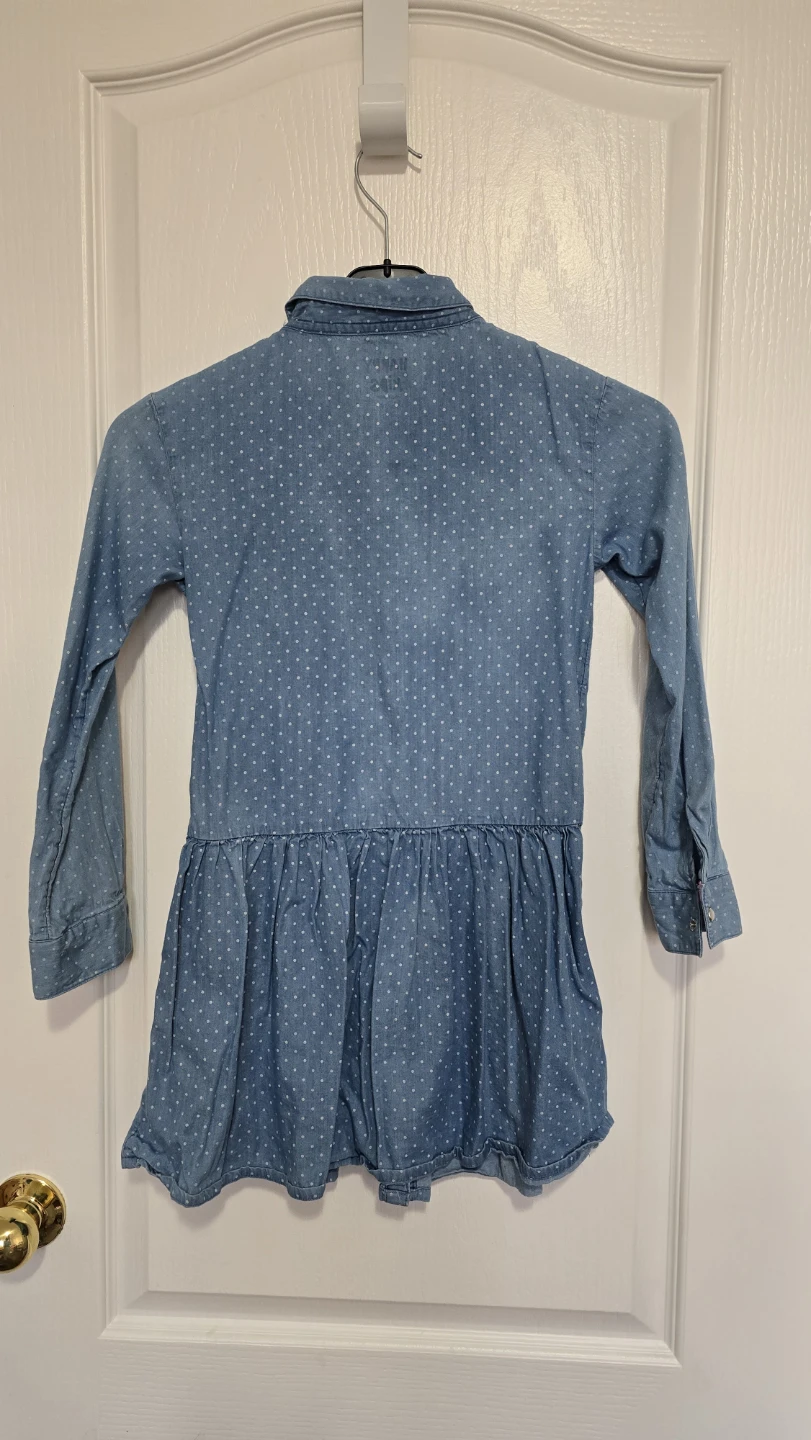 Girls long sleeves Denim Dress - Size 10 - photo 2