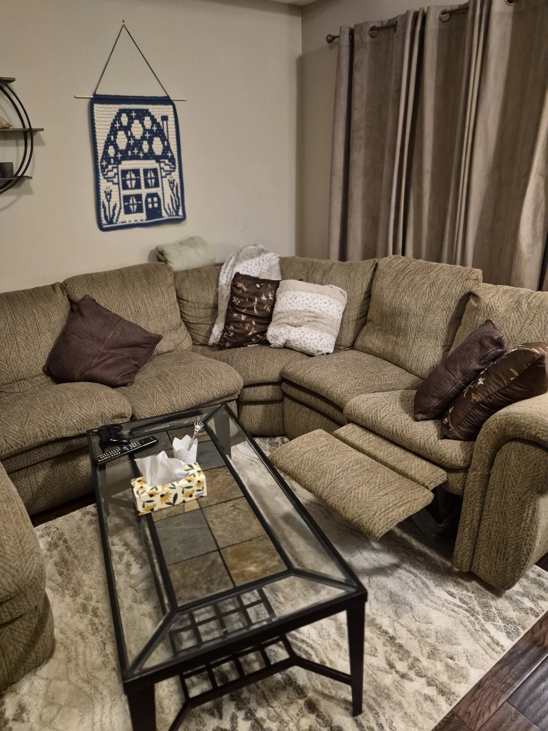 Lazyboy Sectional Sofa with Recliner - photo 3