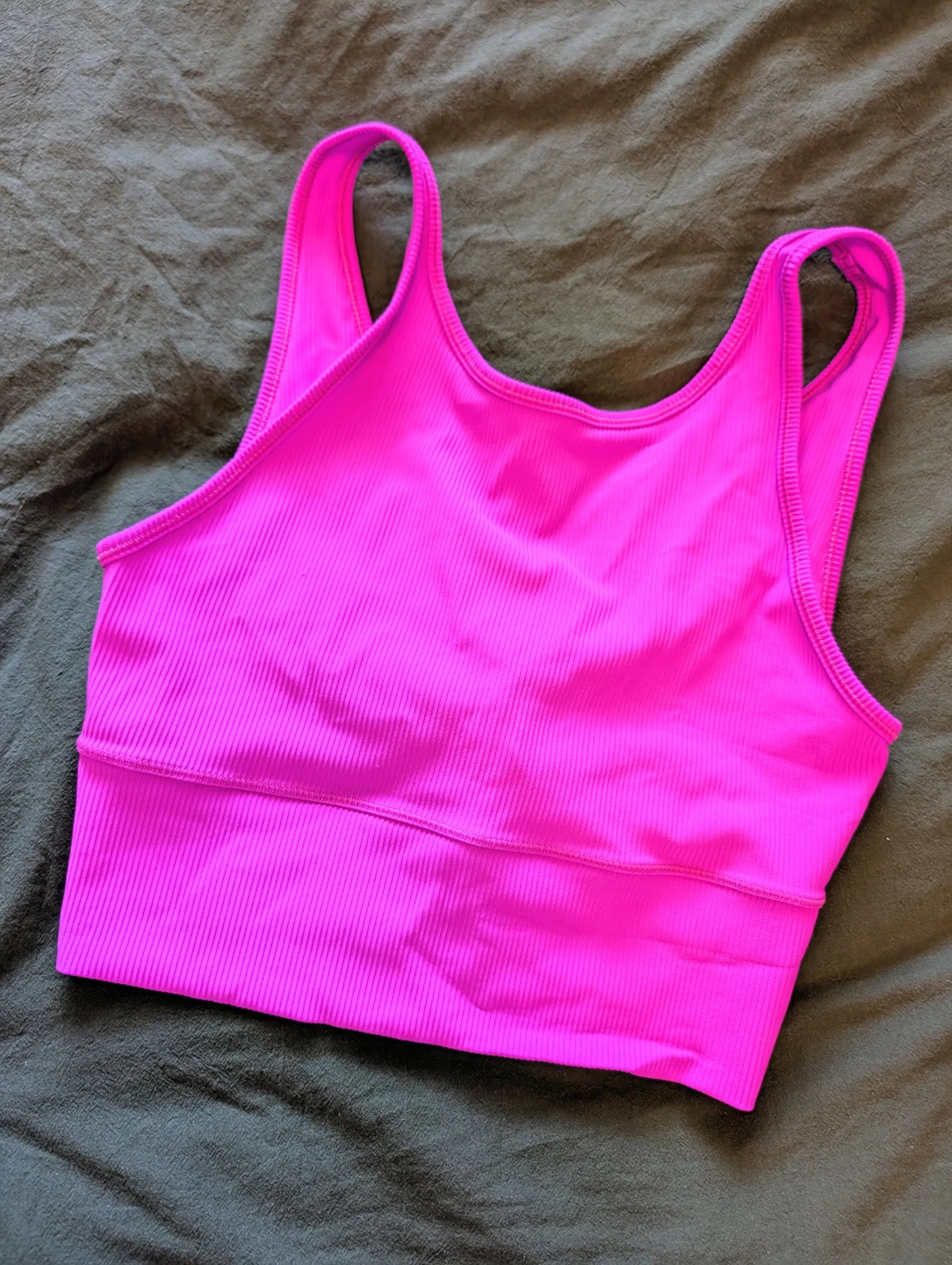 Lululemon Ribbed Align Tank Top - Bright Pink - Size 10