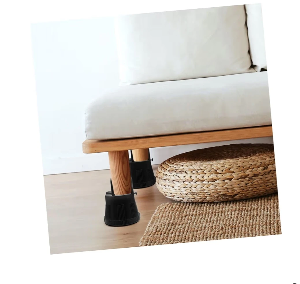 Adjustable Furniture Riser Non Slip Support Legs for Beds Desks - photo 3