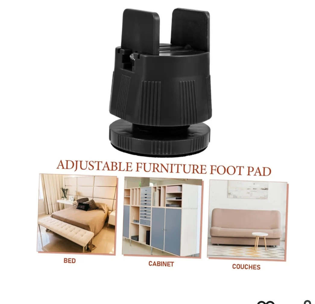 Adjustable Furniture Riser Non Slip Support Legs for Beds Desks - photo 4