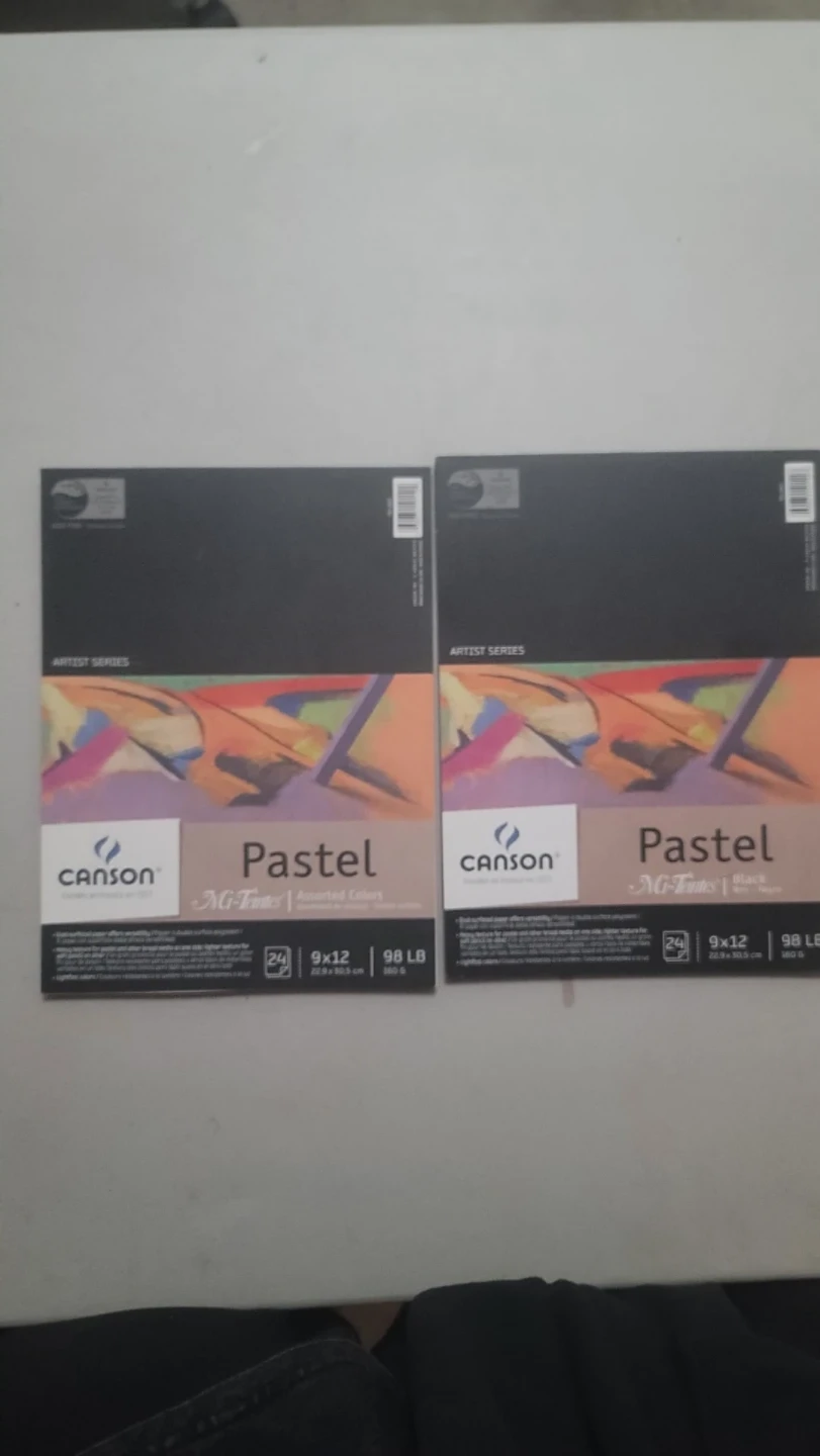 Canson Pastel Paper Assorted Colors 9x12 98 LB