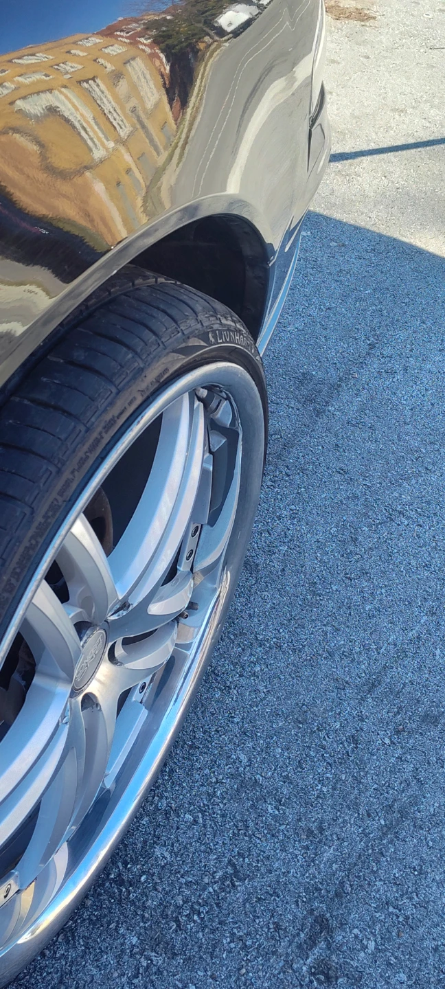 22" Chrome Wheels and Tires Set - photo 2