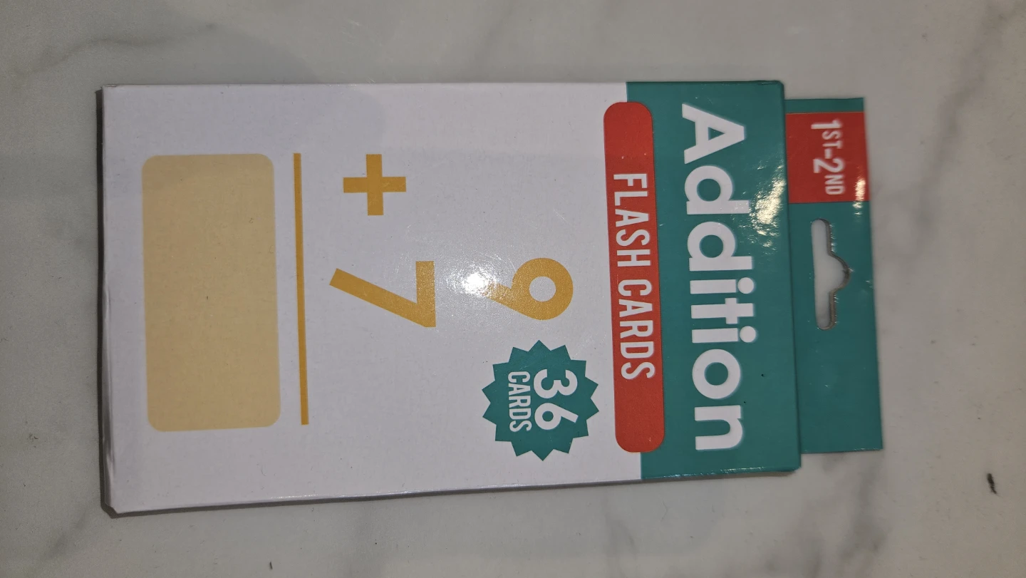 Addition Flash Cards 1st-2nd Grade