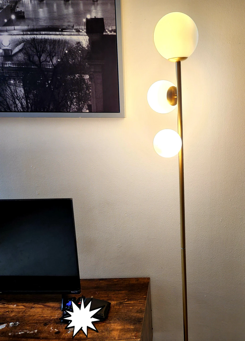 Modern Globe Floor Lamp