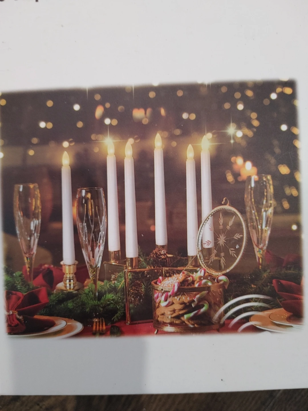 🧡BRAND NEW LED SIX CANDLES WITH REMOTE - photo 3