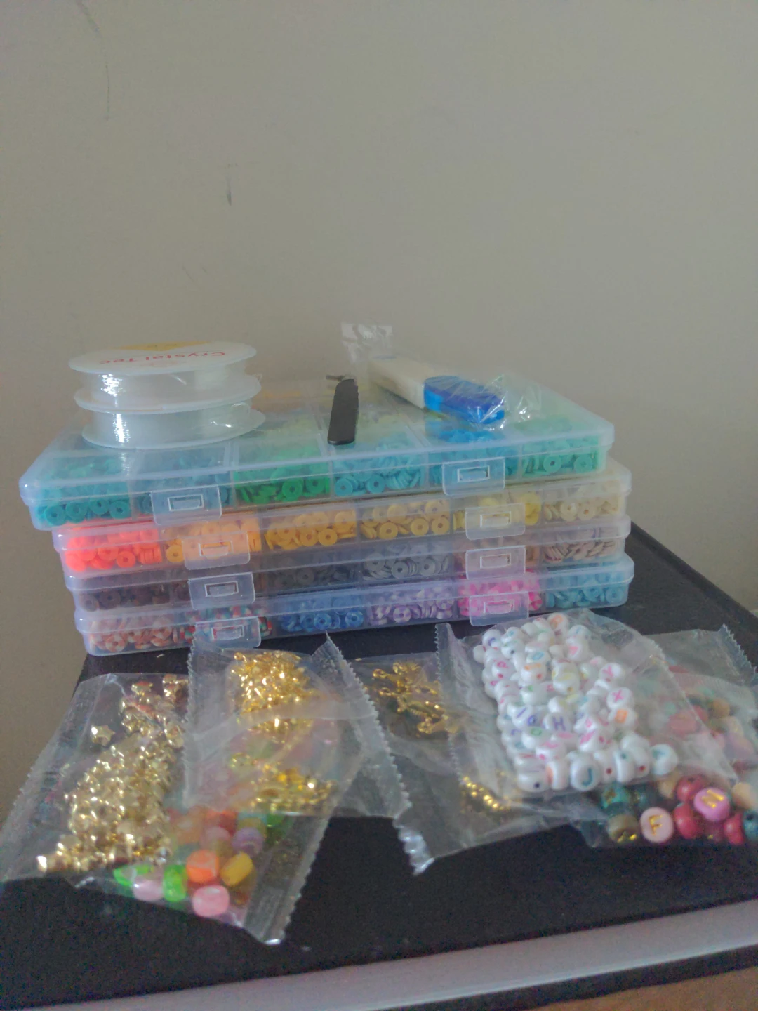 Bead Making Kit with Charms and String