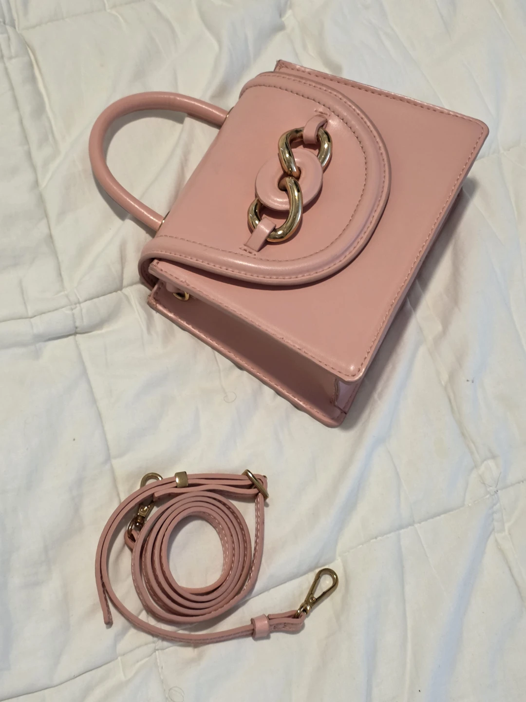 MINI CITY BAG WITH CHAIN STRAP - photo 5