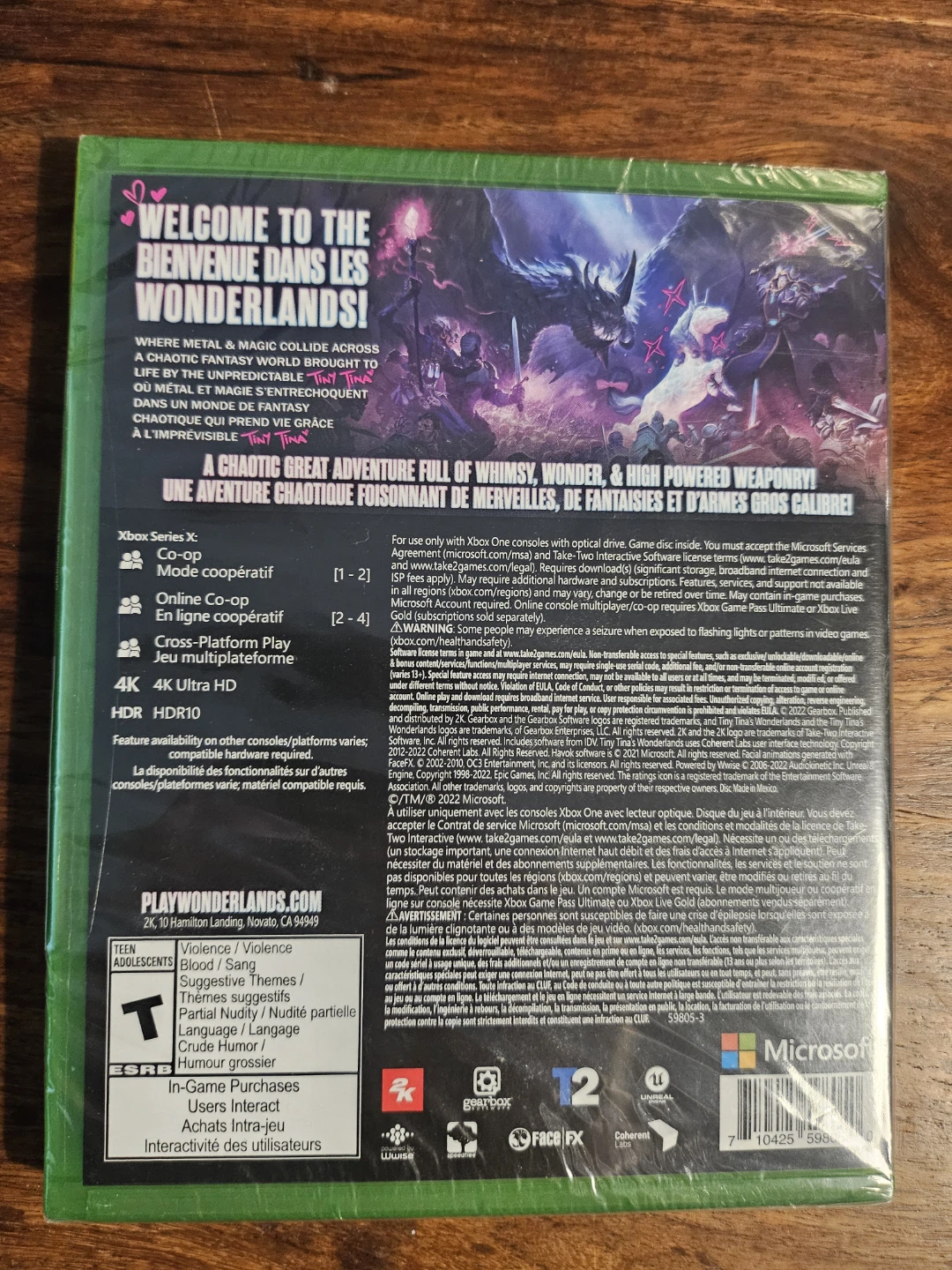 NEW + SEALED Tiny Tina's Wonderlands Xbox One - photo 3