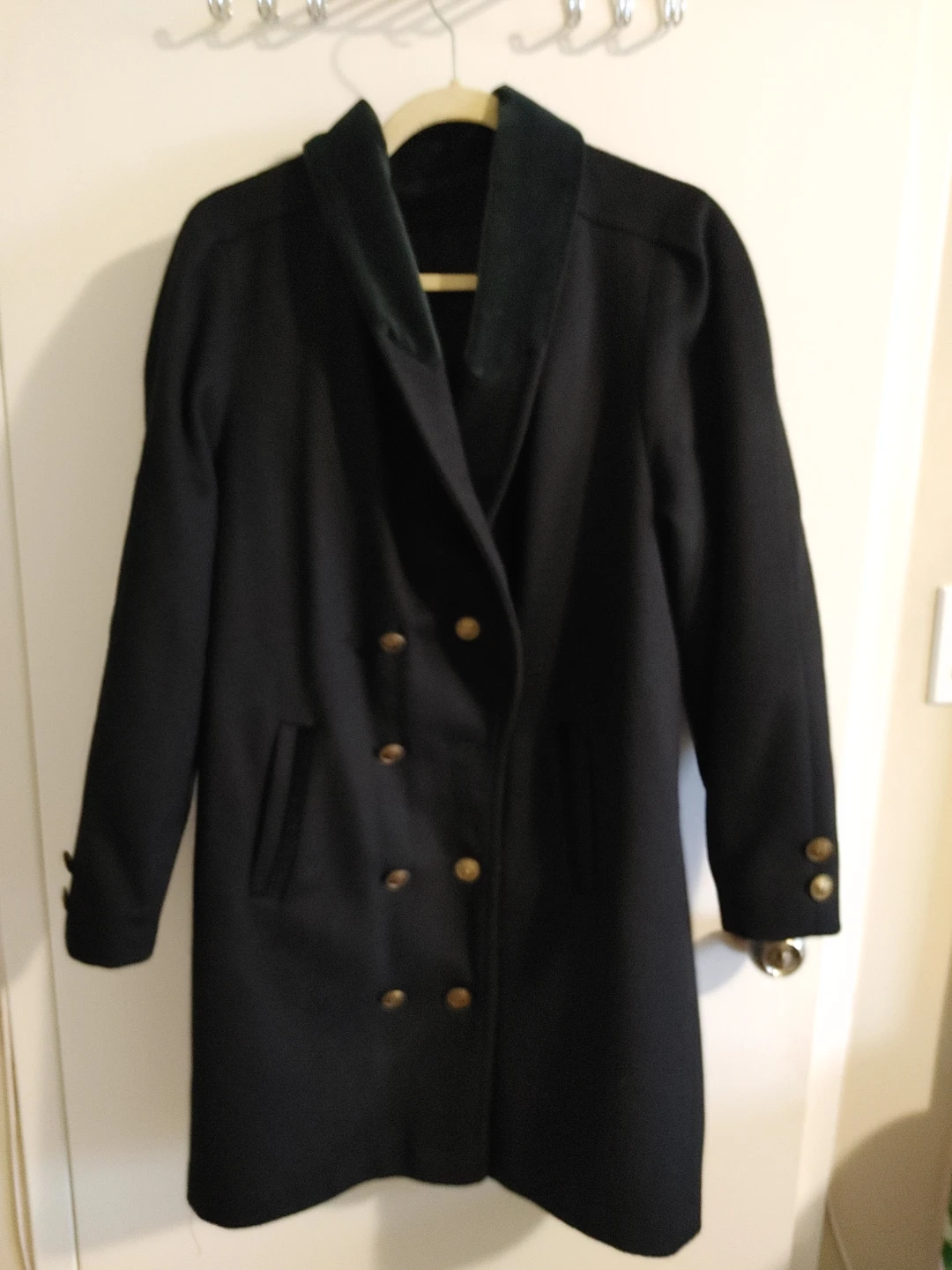 Vintage Boxy Black Ladies Coat - photo 3