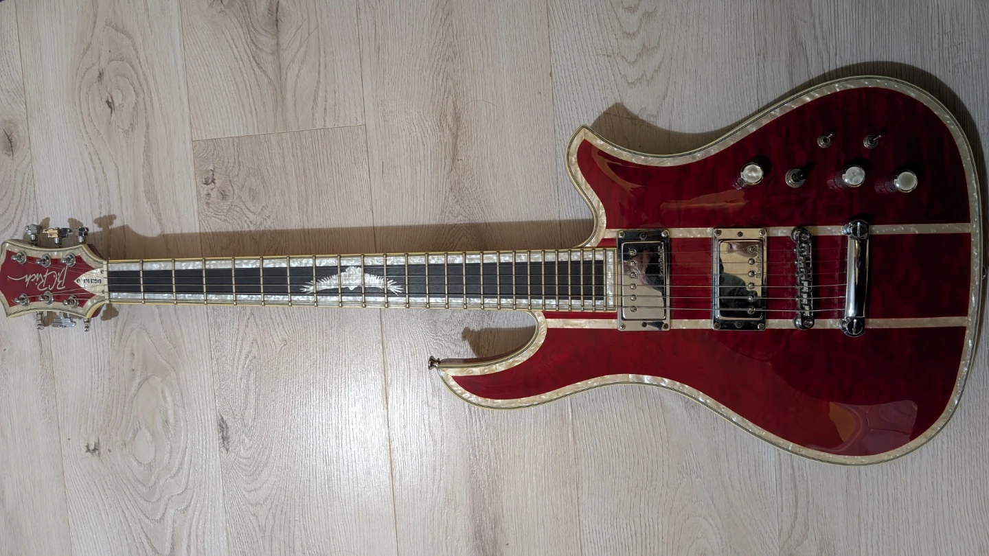 B.C. Rich Eagle DLX Electric Guitar - Dragon's Blood Red