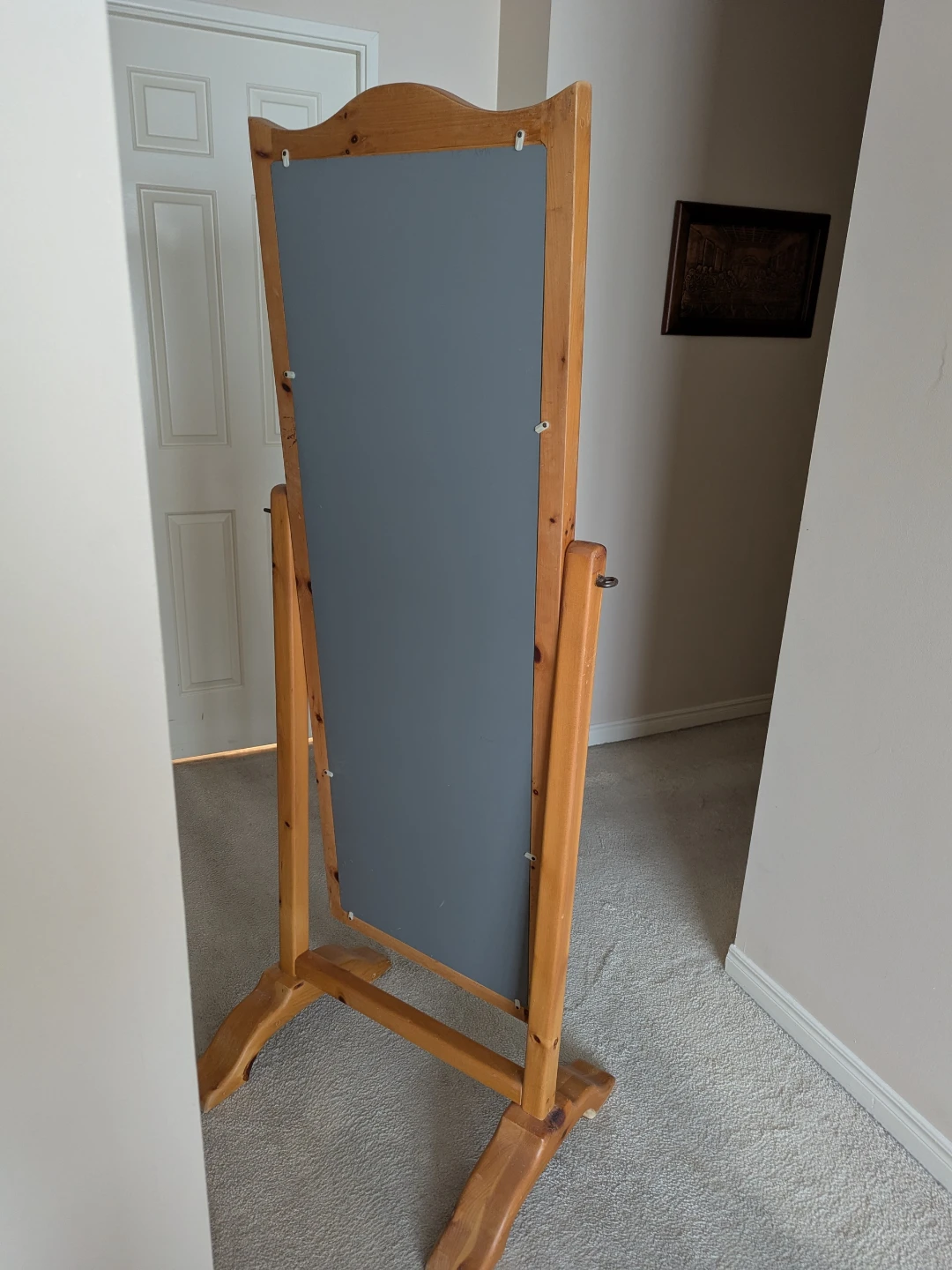 Wooden Cheval Full Body Mirror - photo 2