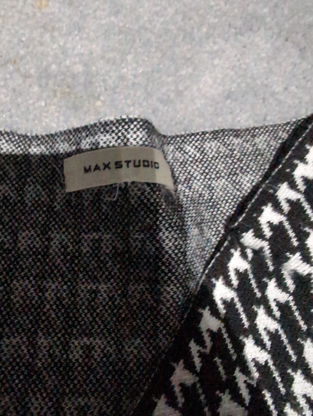 Max Studio Houndstooth Knit Skirt - photo 2