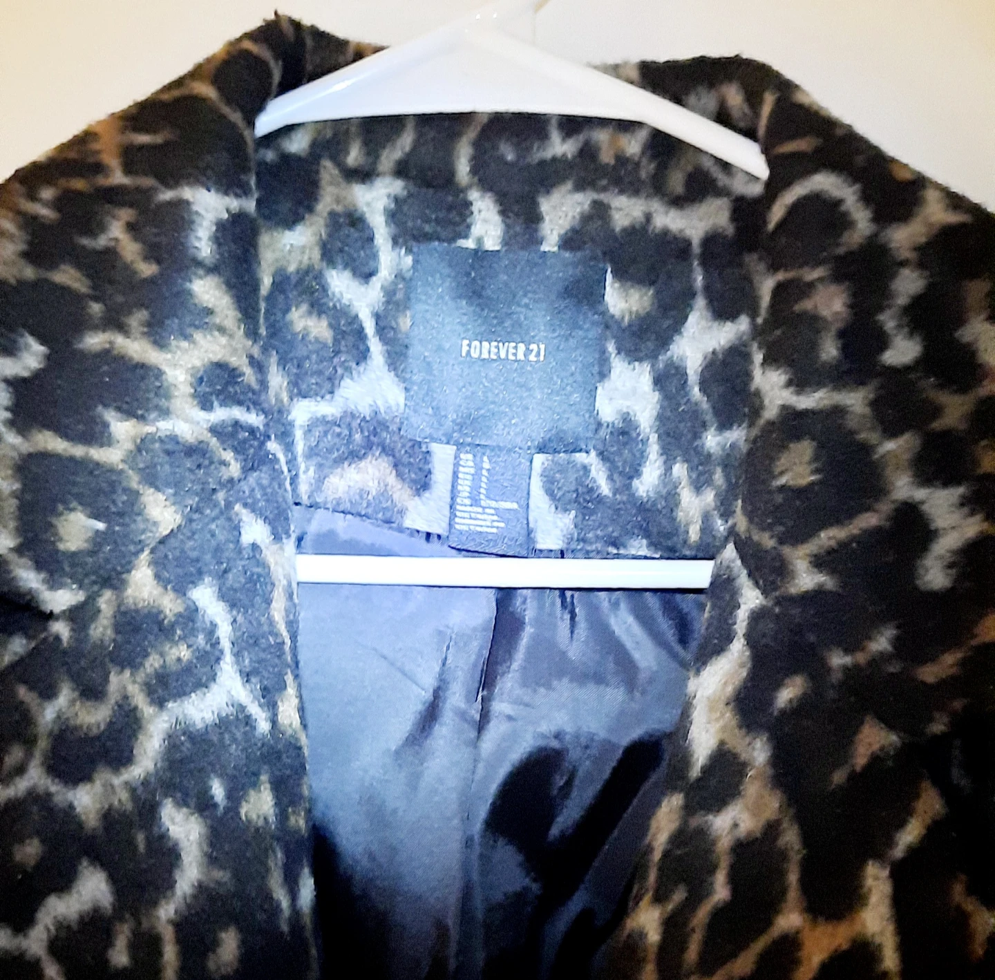 Forever 21 Leopard Print Faux Fur Jacket - photo 3