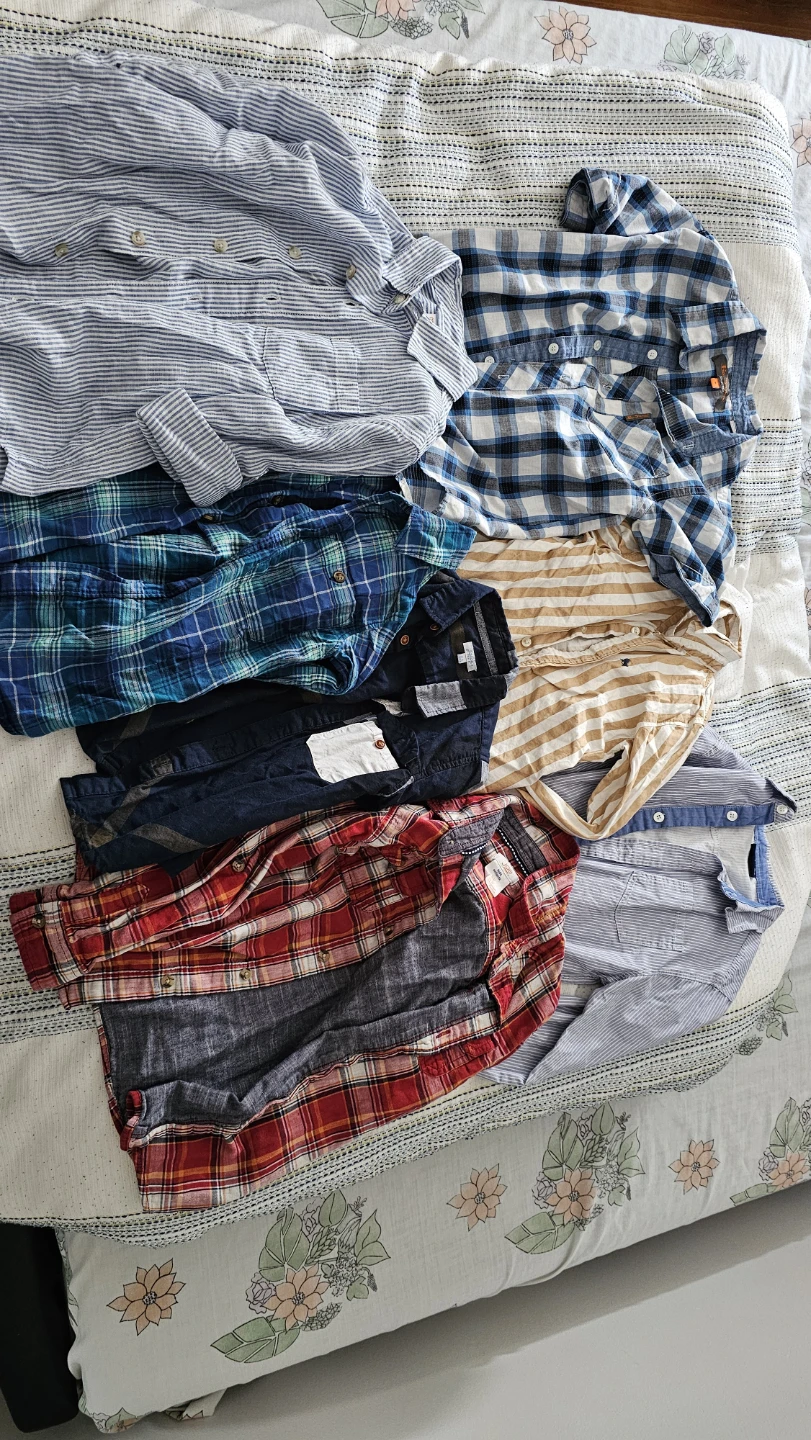 Bundle of 6T Boys' Long Sleeve Shirts