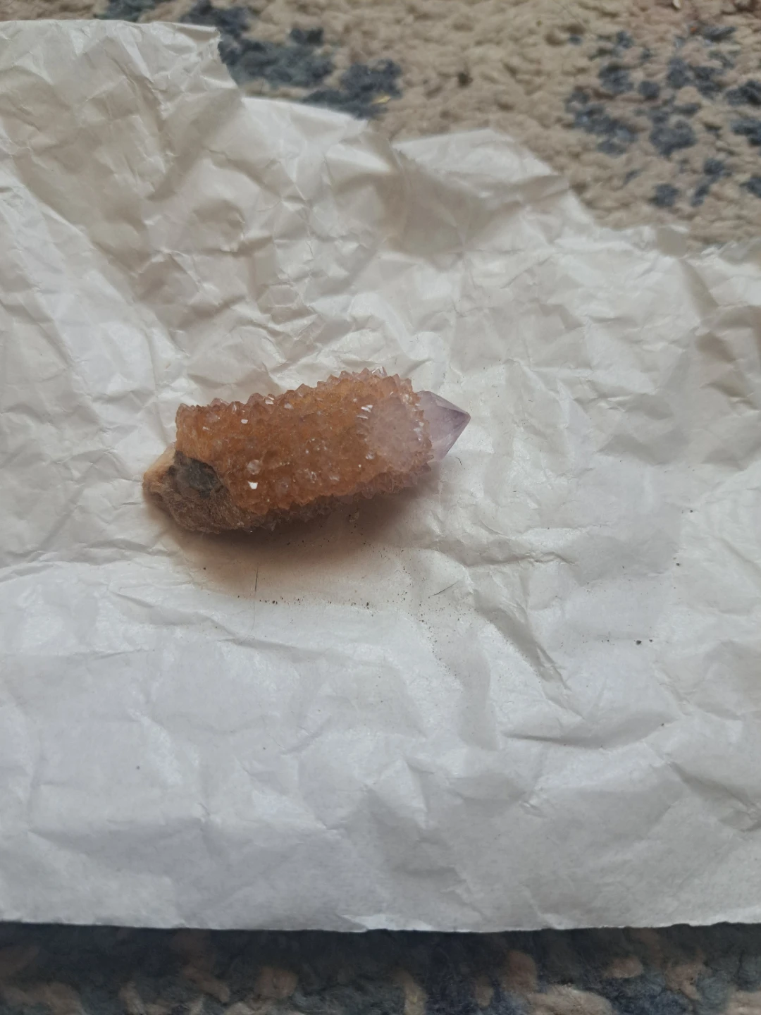 Orange Amethyst Crystal - photo 2
