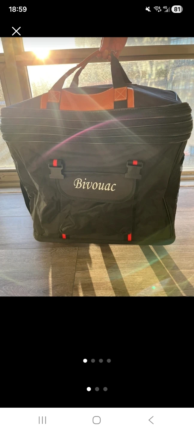 Bivouac Rolling Shopping Cart Bag