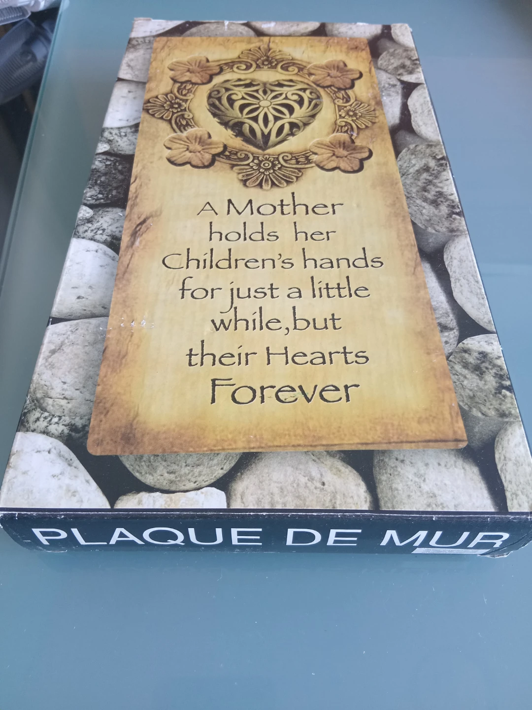 A Mother Holds Her Children's Hearts Forever Wall Plaque - photo 2