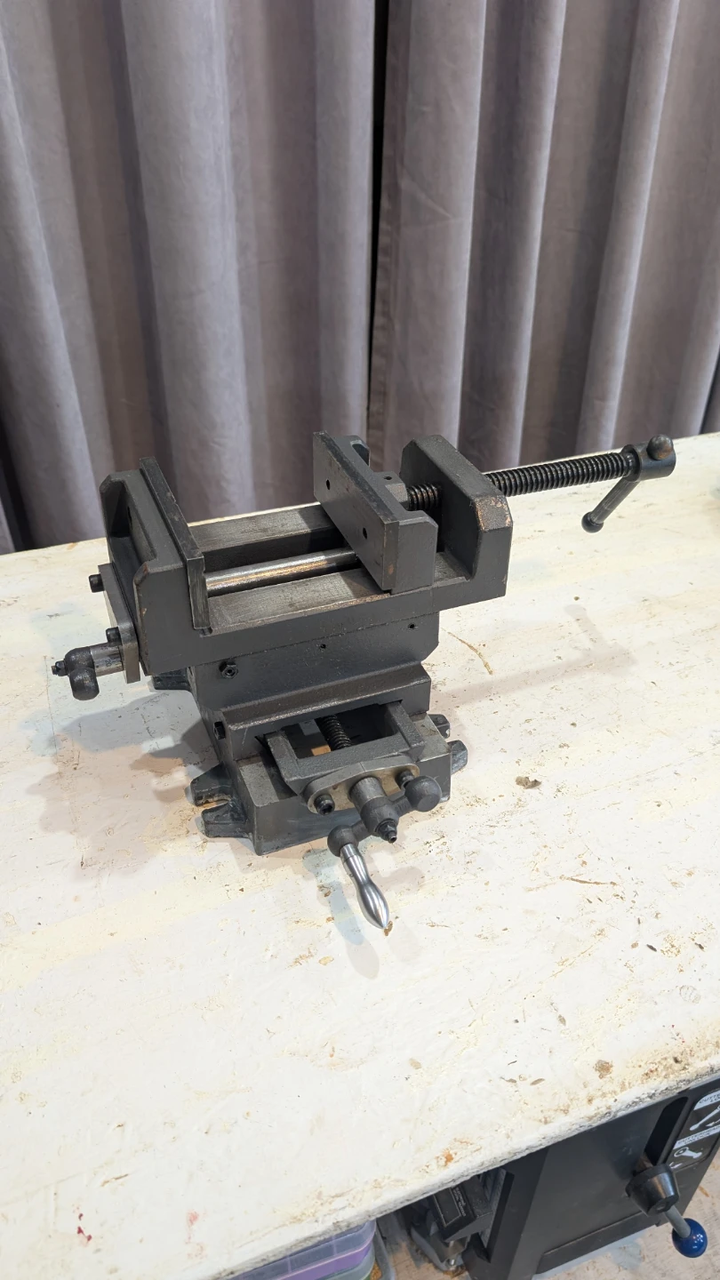 Pro Point Cross-Slide Drill Press Vise 5"