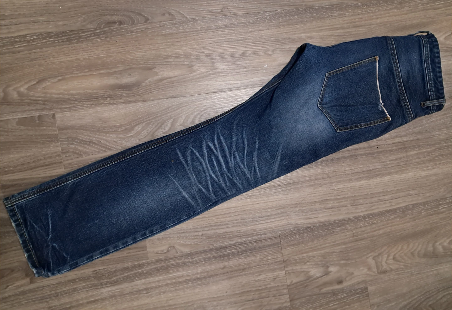 DISTRICT DENIM Men's Blue Distressed Jeans - photo 2
