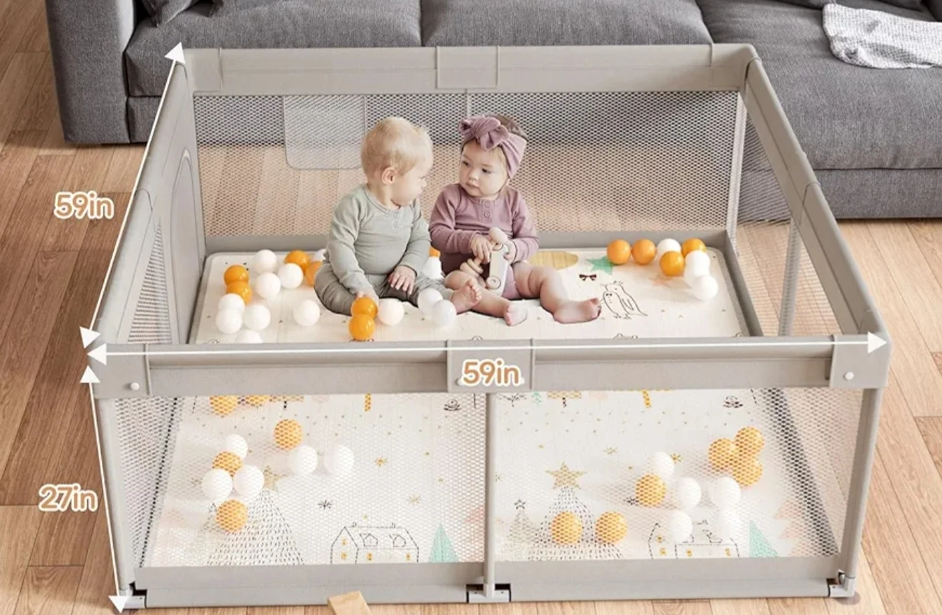 Baby Playpen with Original box-like new