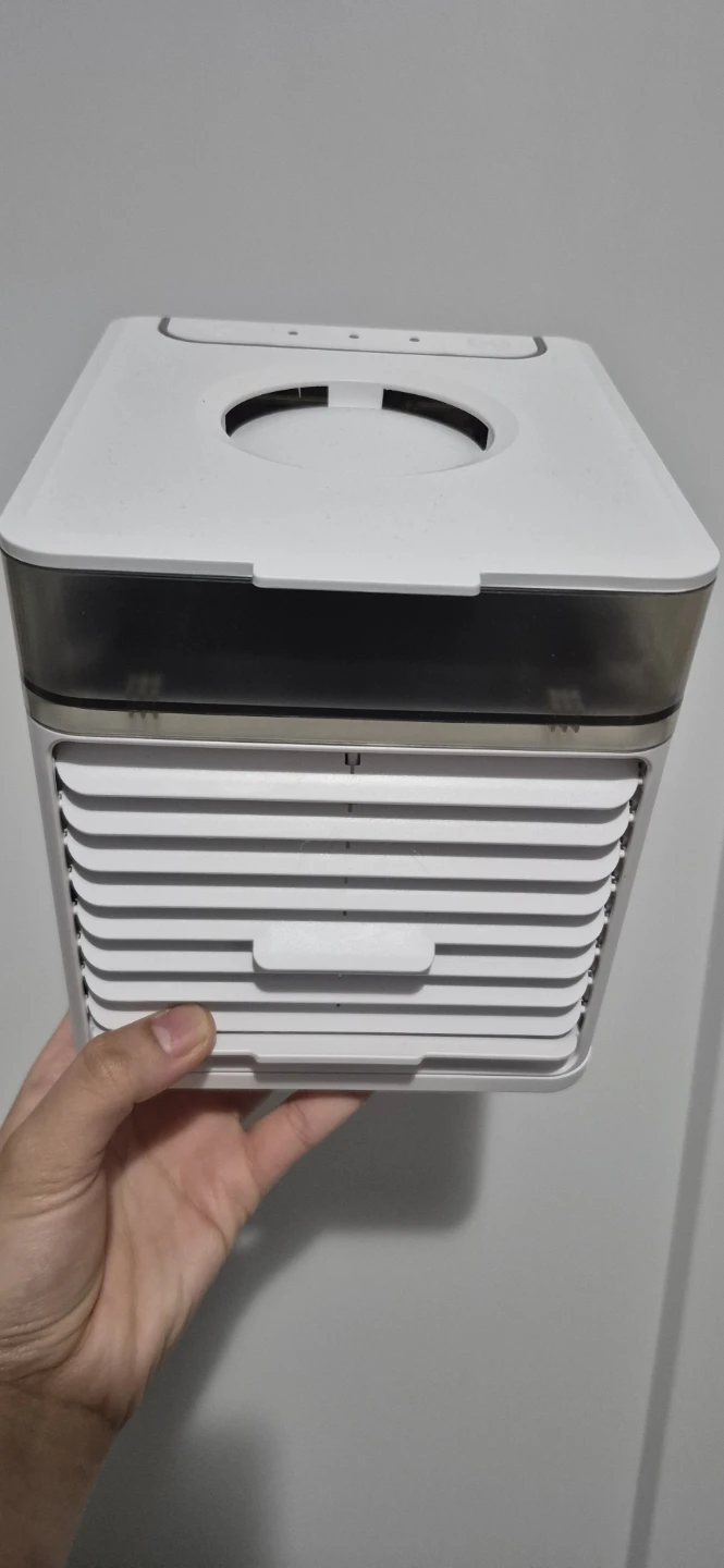 White Portable Air Cooler Fan 🧡