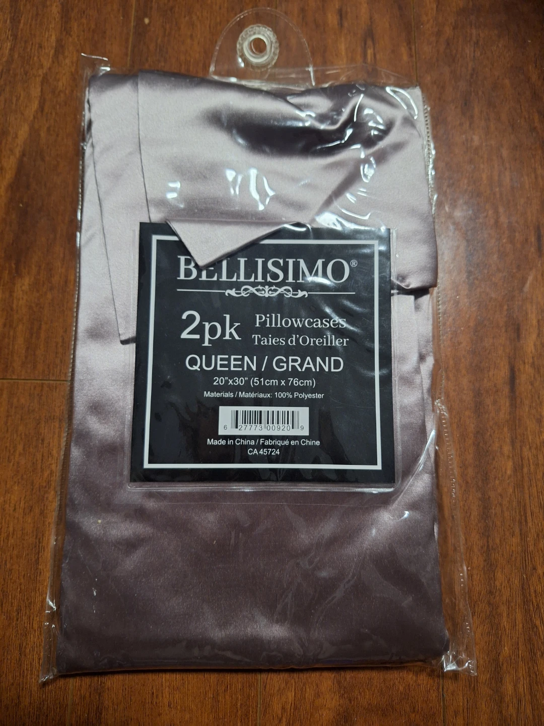Bellissimo 2 Pack Queen Pillowcases - Taupe