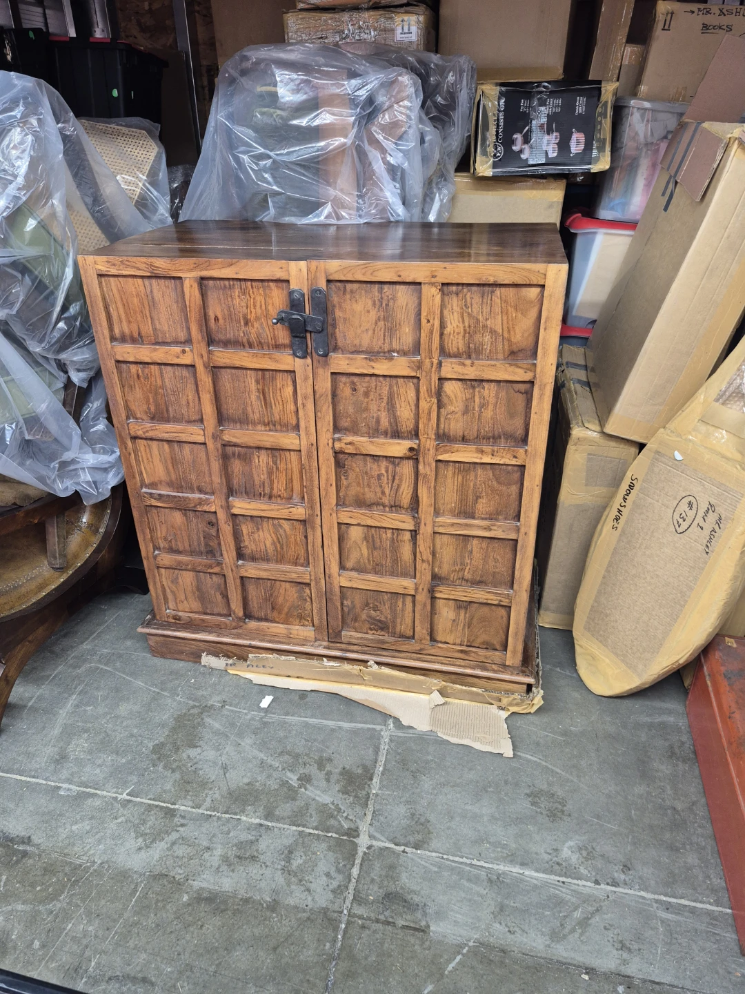 Indian Shesham Wooden Bar Cabinet