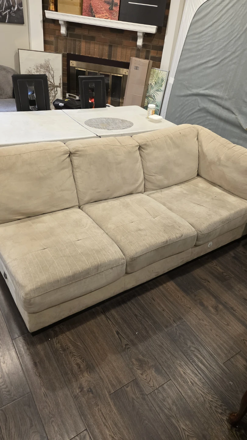 Beige Sectional Sofa