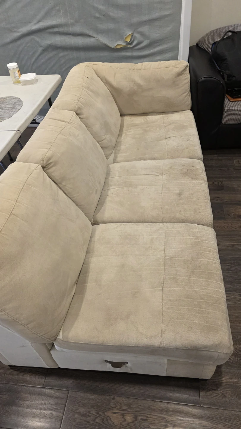 Beige Sectional Sofa - photo 2
