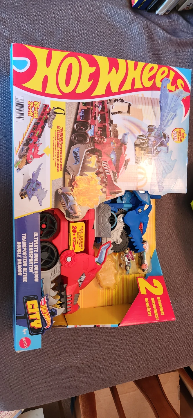 NEW Hot Wheels City Ultimate Dual Dragon Transporter Set - photo 5