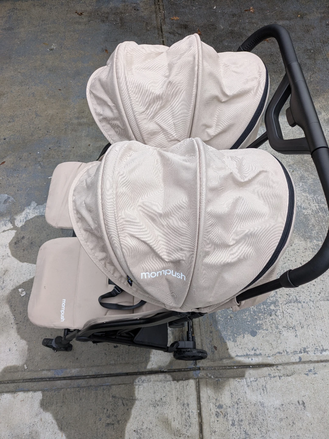 Mompush Double Stroller - Tan - photo 5