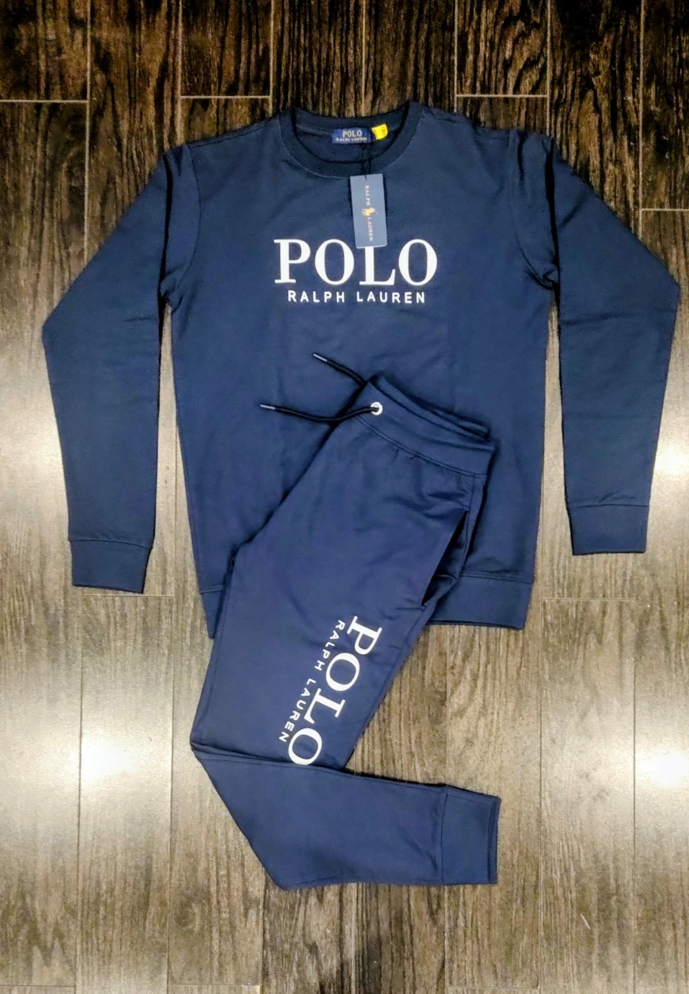 Polo Ralph Lauren Navy Sweatshirt and Jogger Set