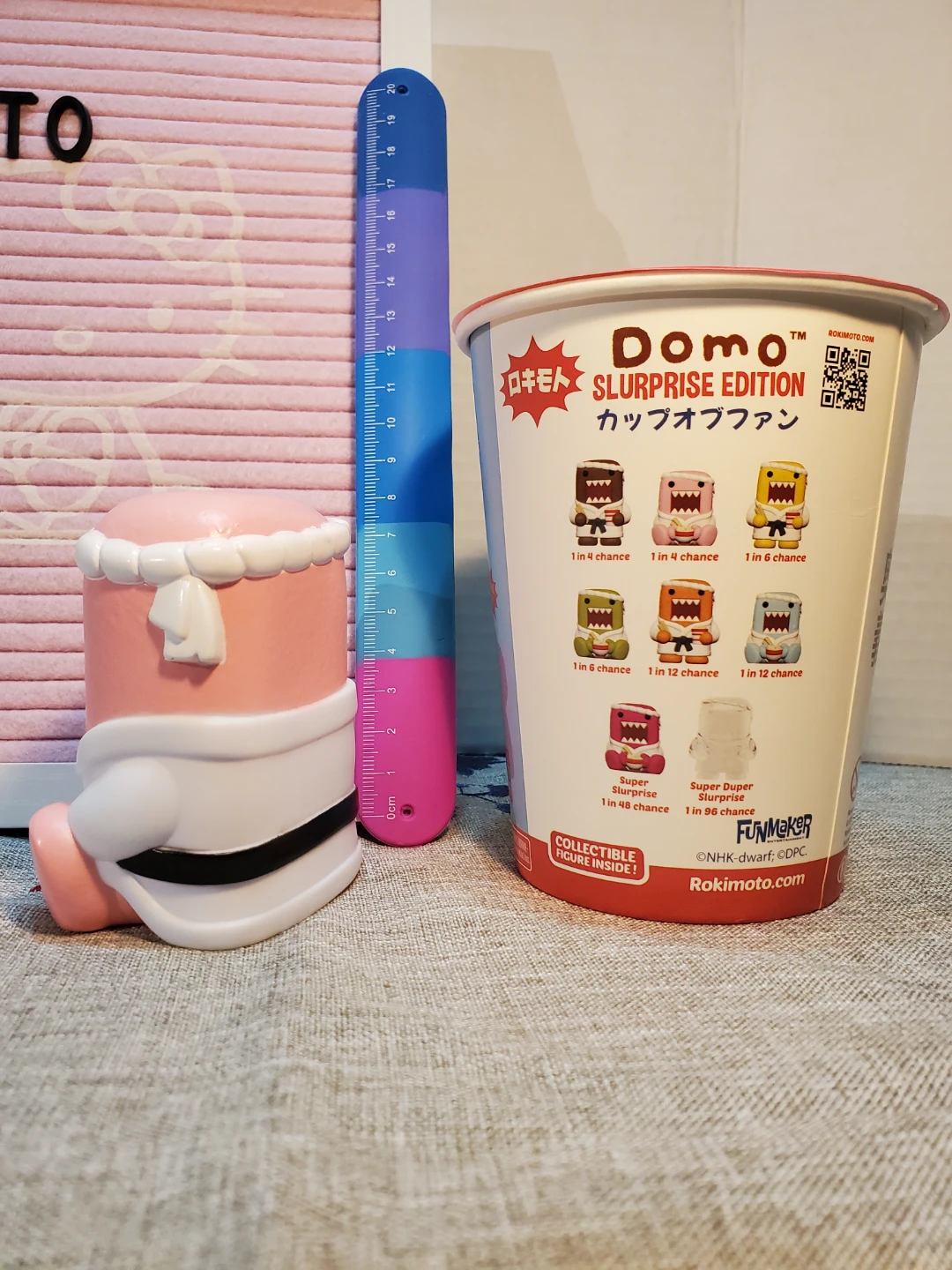 Rokimoto Domo Slurprise Edition Collectible Figure Cup - Pink - photo 4