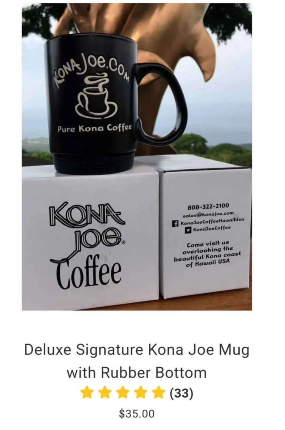 Kona Joe Coffee + Mugs from Hawaii - photo 3