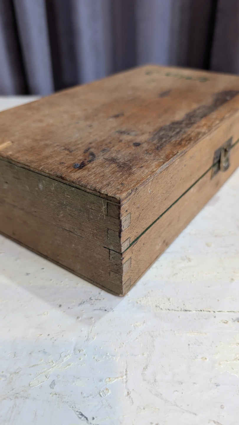 Set of 7 Wood Chisels with Wooden Storage Box - photo 3