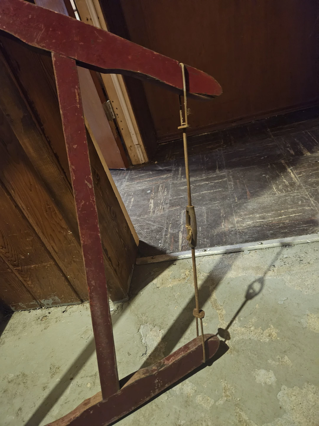 Vintage Two-Man Buck Saw with Wooden Frame - photo 3