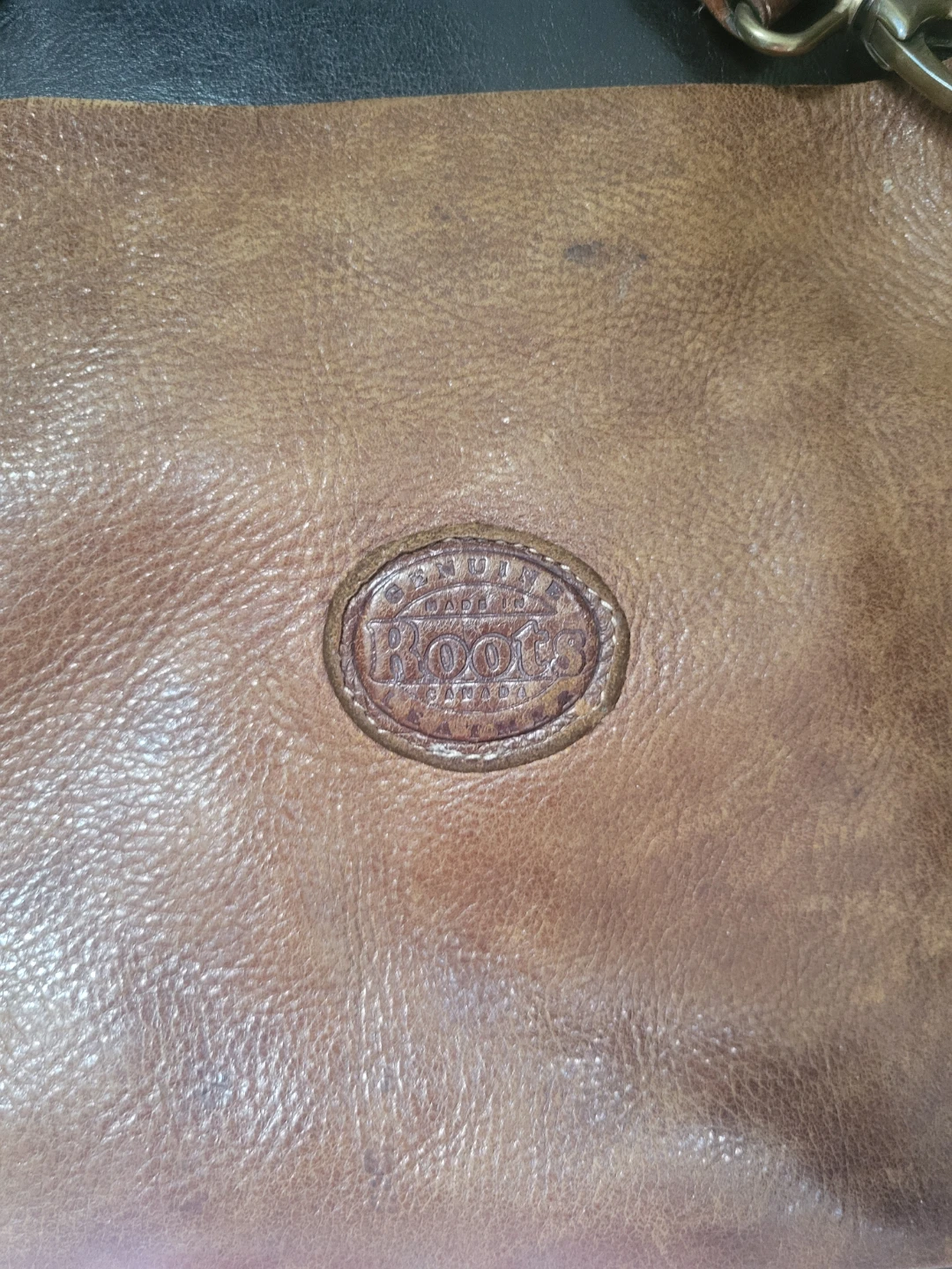 Roots Brown Leather Crossbody Bag - photo 2