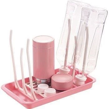 New - Pink Baby Bottle Drying Rack